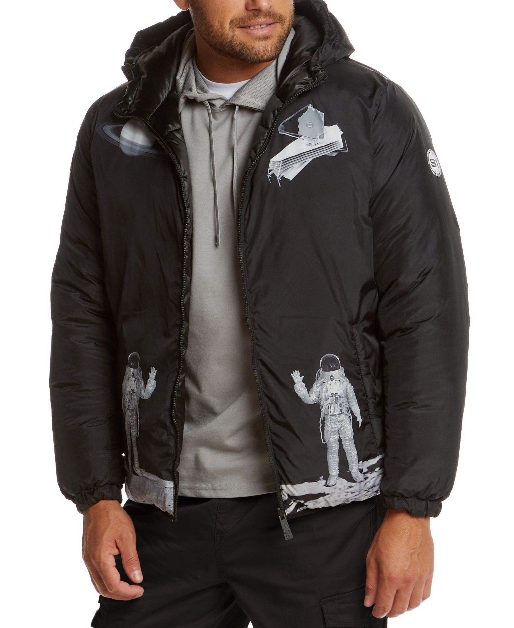 Nasa Reversible Puffer Jacket – Spaceone Industries
