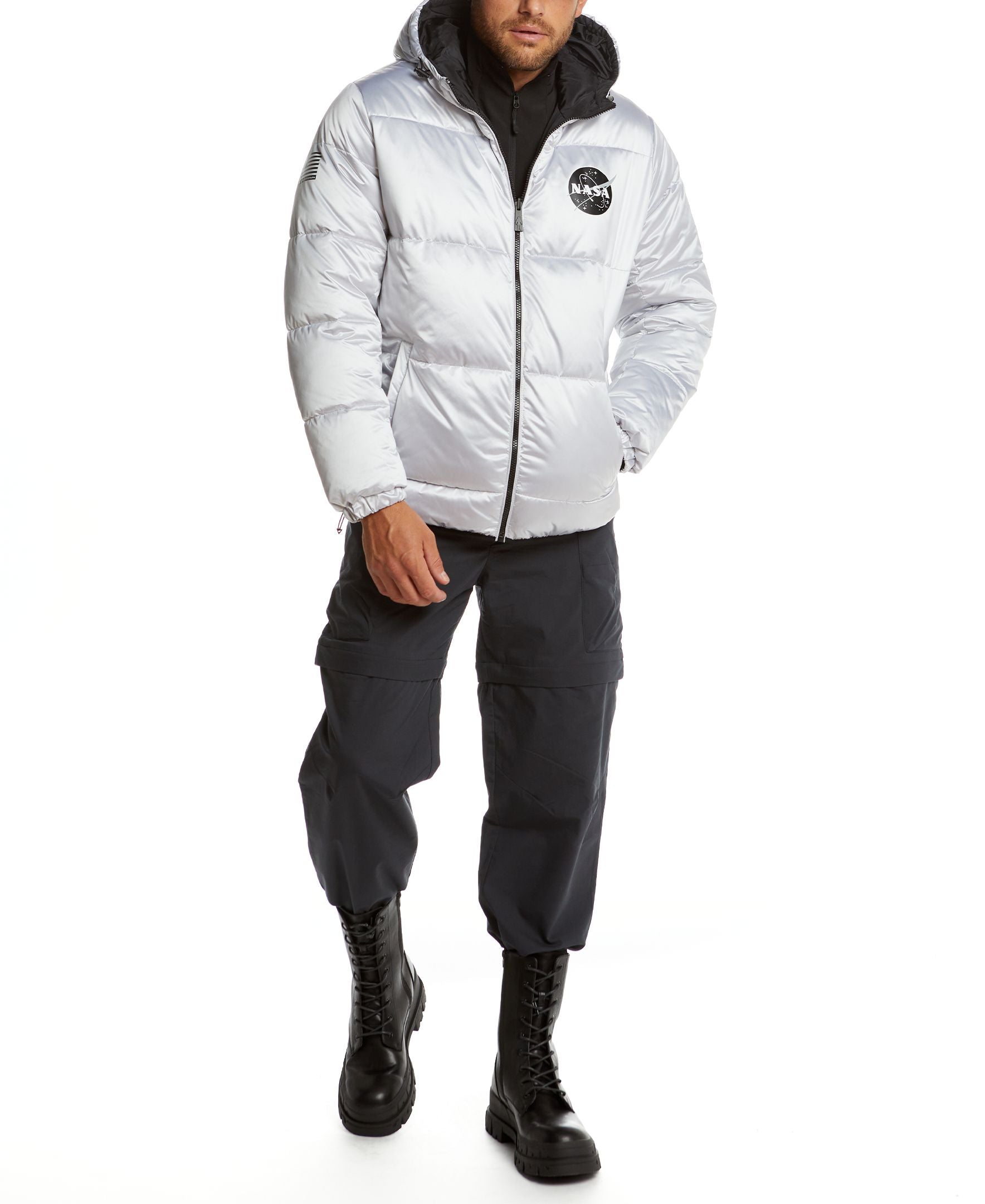 Nasa Reversible Puffer Jacket – Spaceone Industries